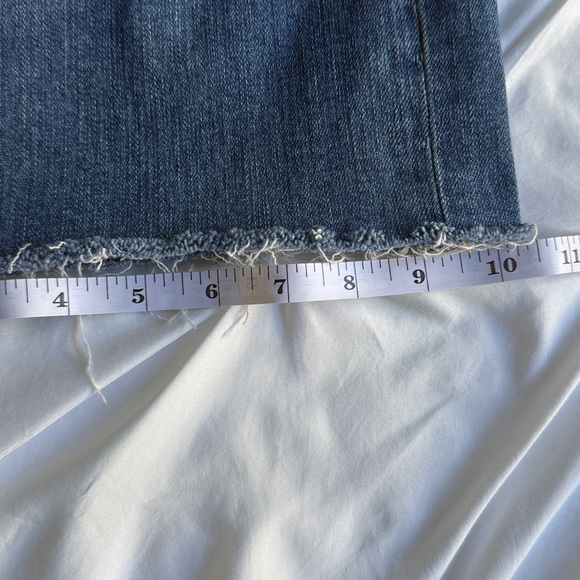 VERVET BY FLYING MONKEY Distressed Wide Leg Blue Jeans - Picture 8 of 9